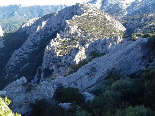 Blick vom Monte Tiscali Richtung Osten
