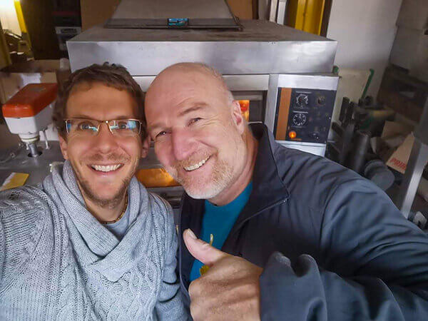 Unsere Bäckermeister Hannes und Robert.