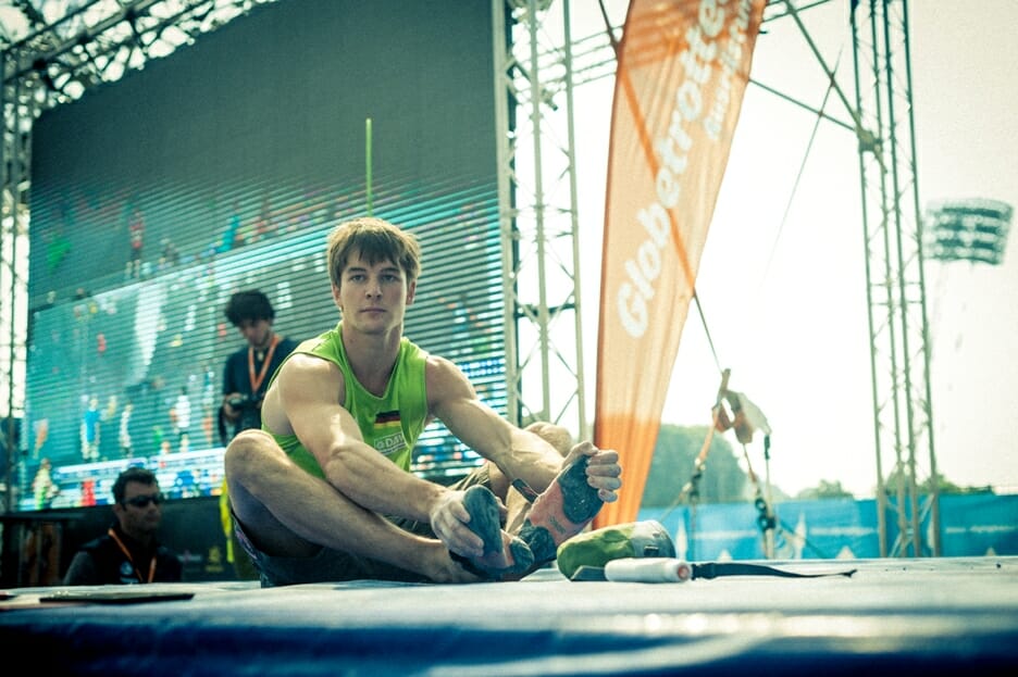 Jan bei der WM in München. Foto: Mad Rock