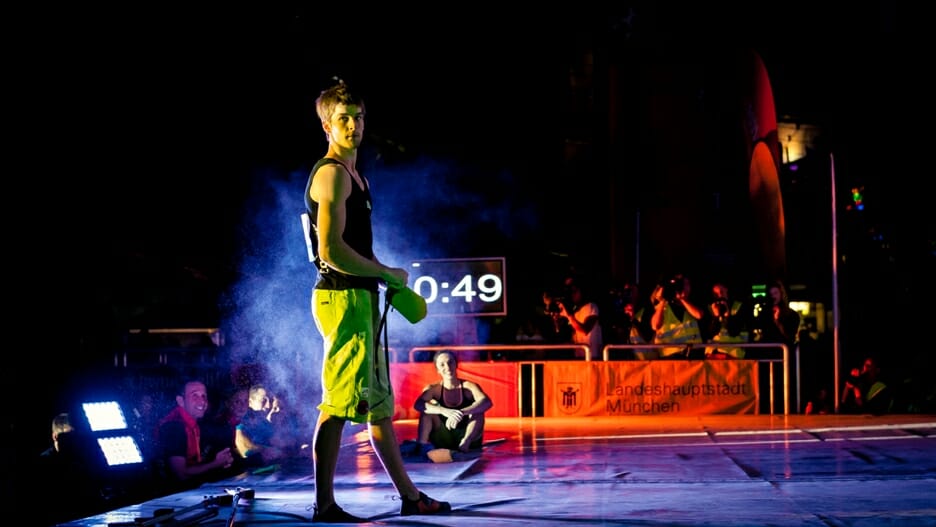 Jan bei der WM in München. Foto: Mad Rock