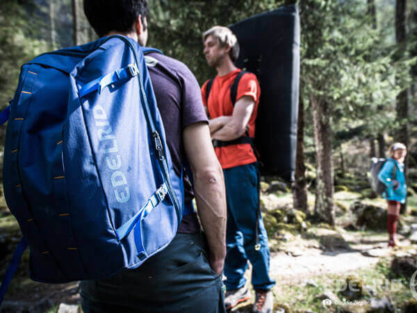 Bluesign-Zertifizierungen, Verzicht auf PFC und mehr lässt Edelrid in Sachen Nachhaltigkeit gut abschneiden.