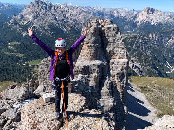 Vollkommen erleichtert oben auf 2999m angekommen.