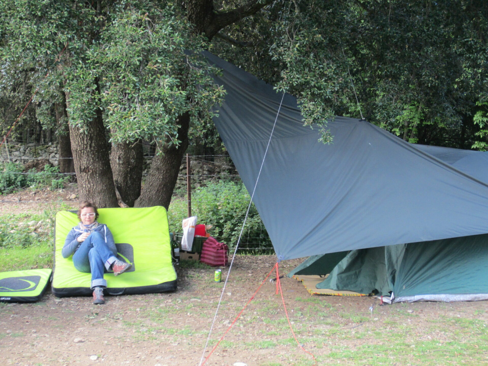 Crashpad als Campingcouch