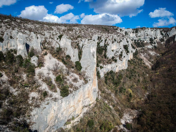 Die Vela Draga Schlucht ist für jeden Kletterer geeignet.