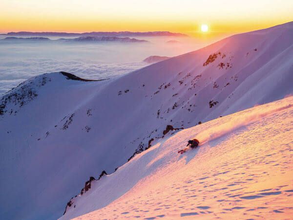 Da sich Schneematsch sicherlich jeder vorstellen kann, hier lieber noch ein schönes Bild bei Sonnenaufgang.