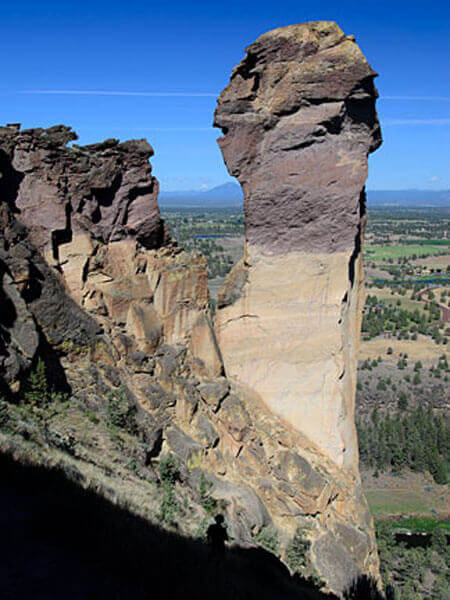 Die Smith Rocks in Oregon, USA.
