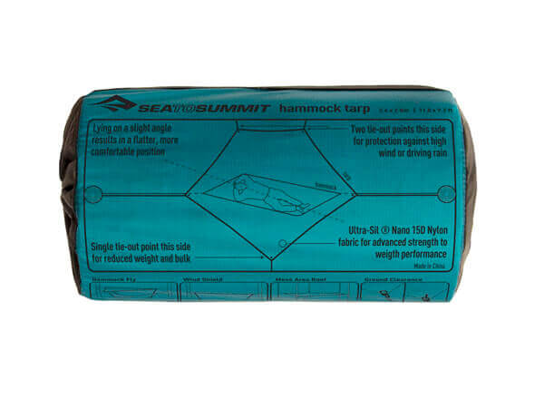 Packsack eines Tarps