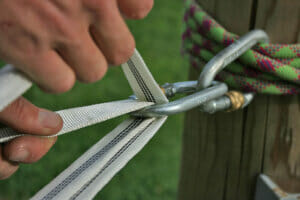 ellington-aufbau-05 Band erneut im Fixpunkt-Karabiner