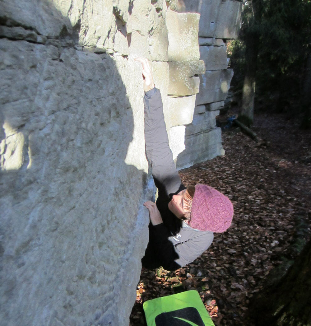 Bewegungsfreiheit beim Bouldern