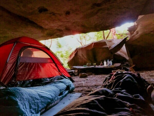 Wildcampen oder sogenanntes Boofen in der Natur