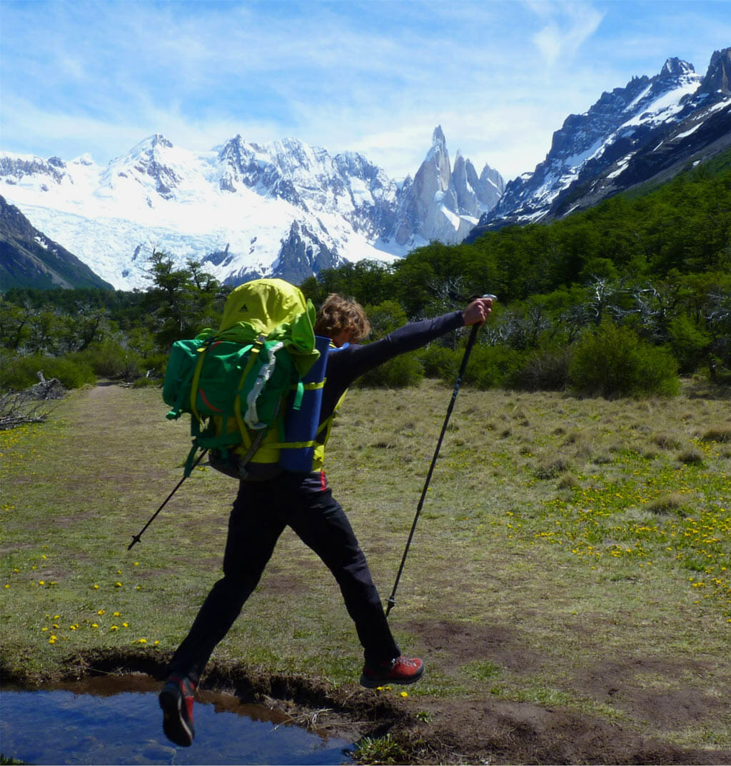 Teleskopstöcke fürs Wandern und Bergsteigen.