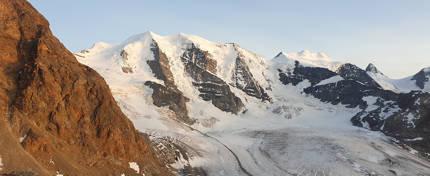 Blick auf den Morteratschgletscher