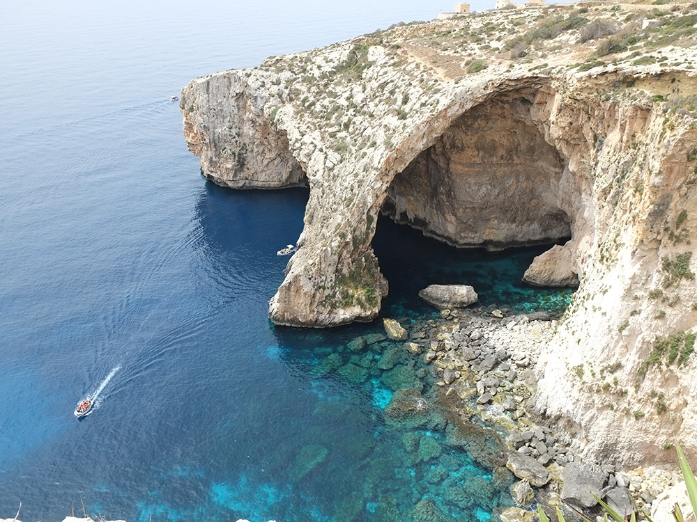 Felsentor im Süden von Malta