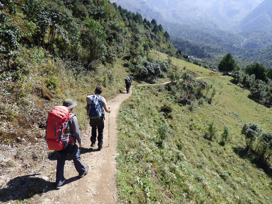 Weg von Lukla nach Chutanga