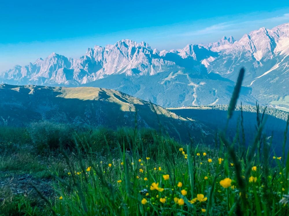Ausblick der Silianer Hütte
