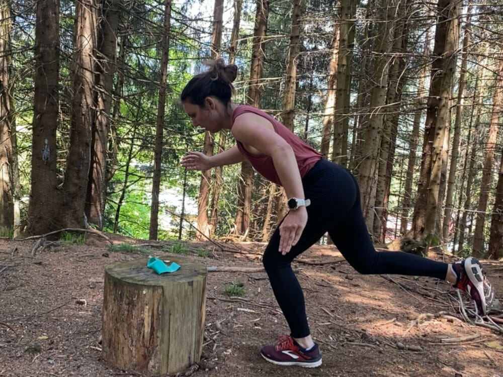 Hier werden Kraft, Balance und Koordination für's Trailrunning gleichermaßen gefördert.