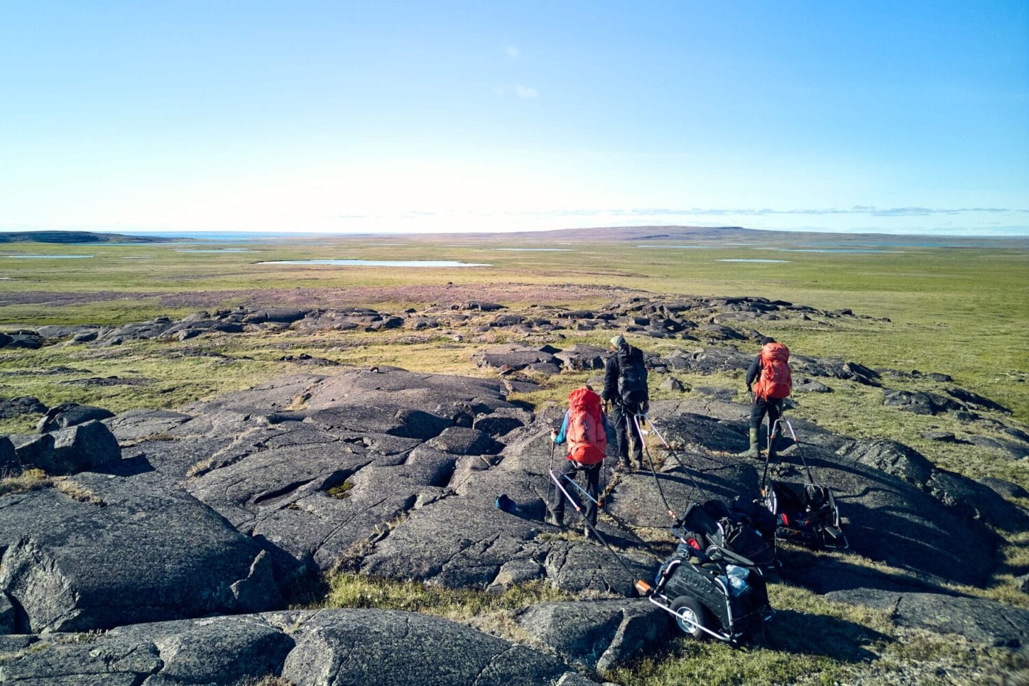 Auf der Expedition mit einem tollen Weitblick