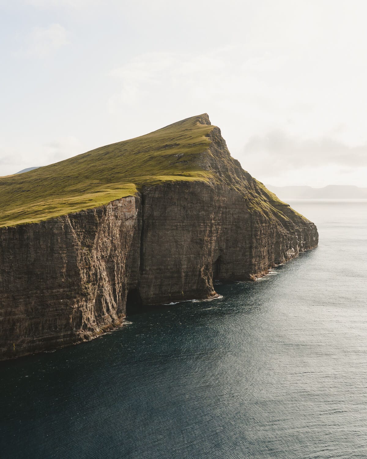 Blick auf die Küste vom Trælanípa Aussichtspunkt