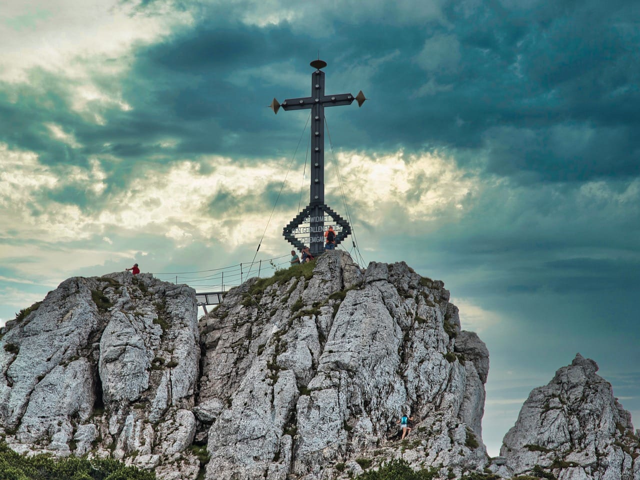 Gipfelkreuz der Kampenwand