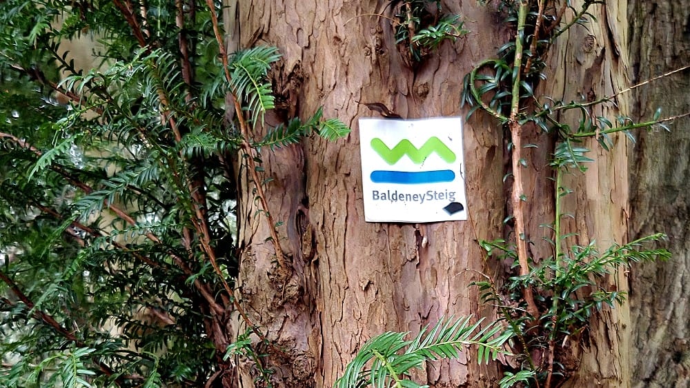 Wegschild Baldeneysteig