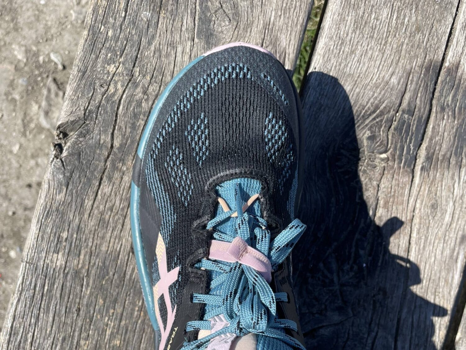 Vorderfußbereich Asics Trabuco 14 GTX.
