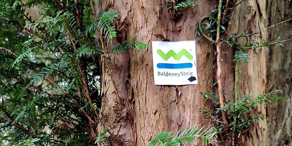 Wegschild Baldeneysteig