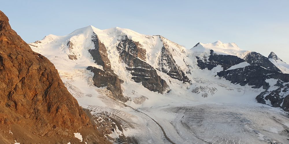 Blick auf den Morteratschgletscher