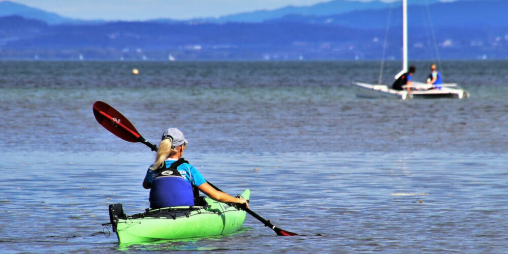 Der Bodensee ist ein beliebtes Ziel für Wassersportler.