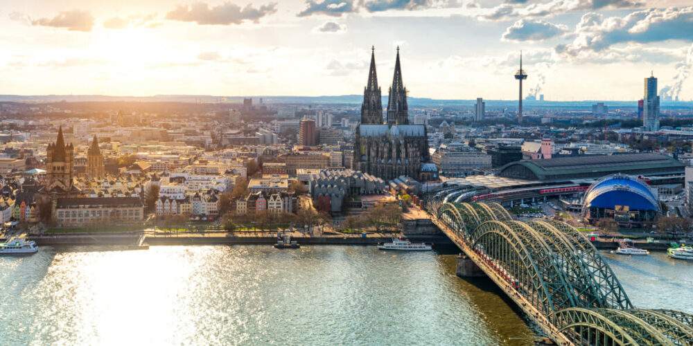 Köln bietet eine tolle Skyline.