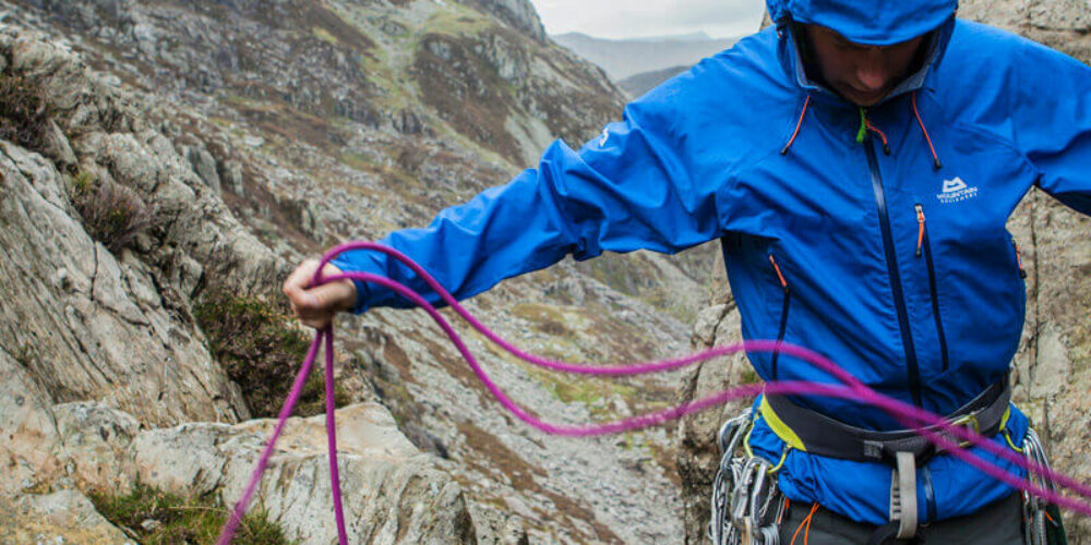 Climber in the mountains